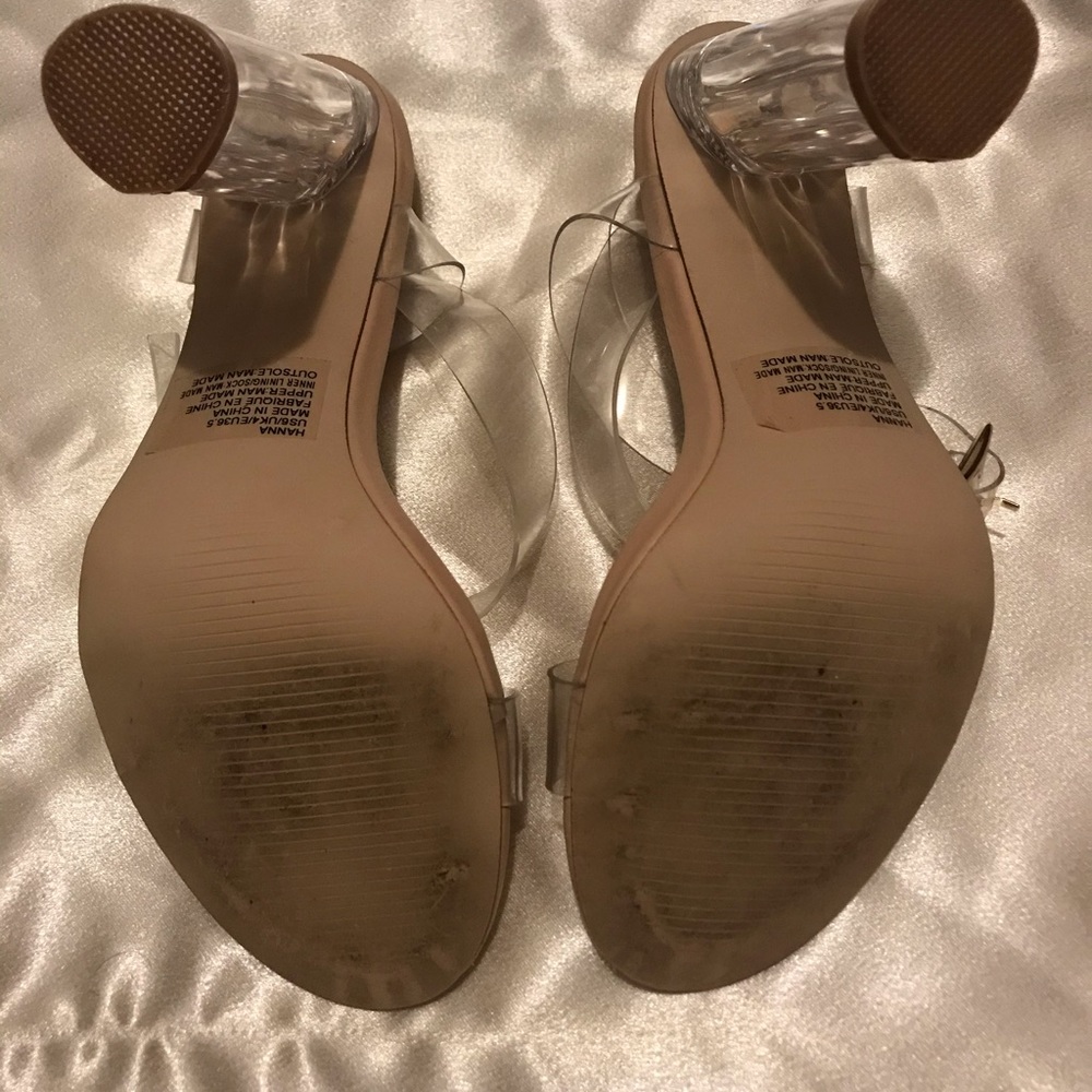 Clear open toe heels - Picture 5 of 5